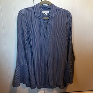 beachlunchlounge Blue and White Stripe Tunic